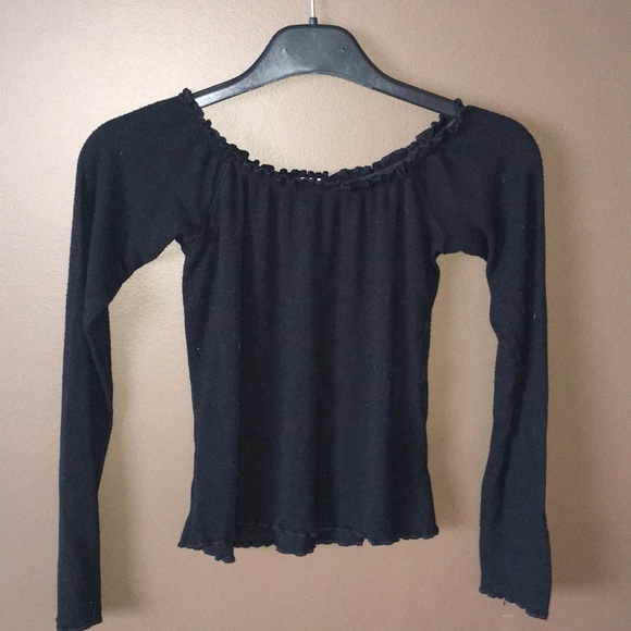 Garage off the shoulder top - Picture 1 of 1